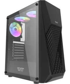 Computer case Darkflash DK150 with 3 fans (black)