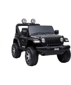 Lean Cars Electric Ride On Jeep Rubicon 4x4 Black