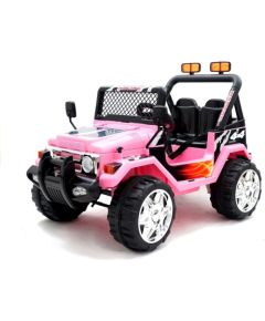 Lean Cars Vienvietīgs elektromobilis Jeep Raptor S618 4x4, rozā