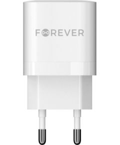 Forever TC-05 GaN PD charger 1x USB-C 1x USB 33W white
