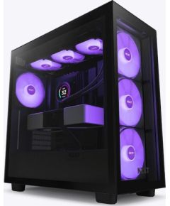 Case NZXT H7 Elite MidiTower Not included ATX MicroATX MiniITX Colour Black CM-H71EB-02