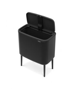 BRABANTIA atkritumu tvertne Bo Touch Bin, 36l, Matt black - 315824