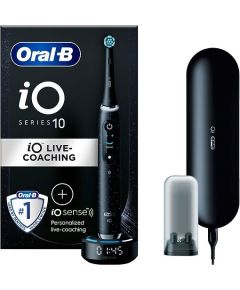 Braun ORAL-B iO Series 10 Cosmic Black Electric toothbrush + iO Sense charger Black