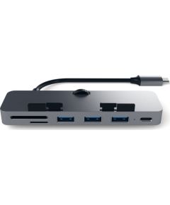 HUB USB Satechi Clamp Hub Pro 1x SD 1x USB-C 1x microSD  + 3x USB-A 3.0 (ST-TCIMHM)