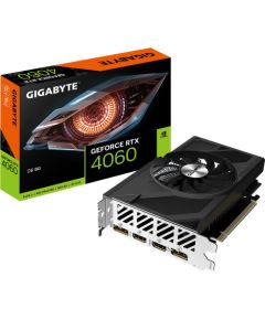 Graphics Card GIGABYTE NVIDIA GeForce RTX 4060 8 GB GDDR6 128 bit PCIE 4.0 16x Dual Slot Fansink 2xHDMI 2xDisplayPort GV-N4060D6-8GD