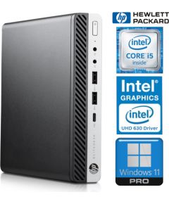 HP 800 G5 Desktop Mini i5-9500T 8GB 128SSD M.2 NVME WIN11Pro