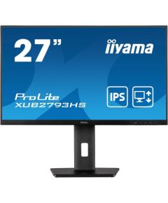Iiyama 27" ETE IPS-panel, 1920x1080, 300cd/m², Speakers, HDMI, DisplayPort, 4ms / XU2793HS-B5