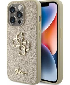 Guess Fixed Glitter Big 4G Case Aizsargapvalks Priekš Apple iPhone 15 Plus