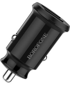 Car charger Borofone BZ8 MaxRide Dual Port black