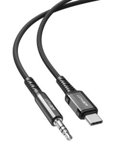 Audio adapter Acefast C1-08 USB-C to 3.5mm (M) 1.2m black