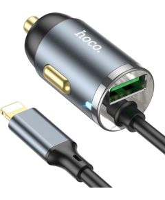 Автомобильная зарядка Hoco NZ7 PD20W+QC3.0 Lightning/USB-A