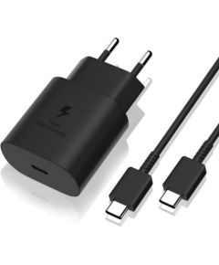 Charger original Samsung EP-TA800NB 25W + Type-C cable 25W black