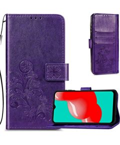 Case Flower Book Samsung A346 A34 5G violet