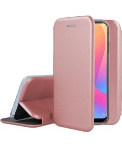 Чехол "Book Elegance" Huawei P20 Lite розовое золото