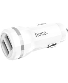 Car charger Hoco Z27 (2.4A) white