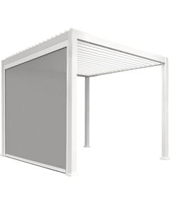 Pull-down screen for gazebo MIRADOR-111 3m, white/light grey