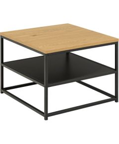 Kafijas galds GILA 55x55xH42cm melns/ozola