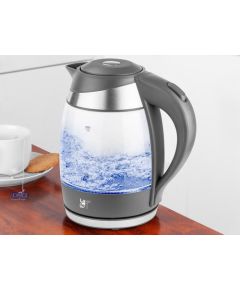 LAFE CEG016 electric kettle 1.7 L 2200 W Grey, Transparent