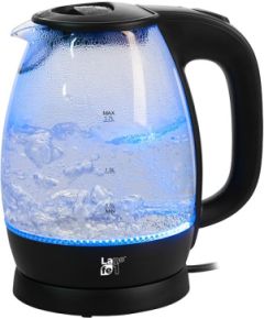 LAFE CEG012.2 electric kettle 1.7 L 2200 W Black, Transparent