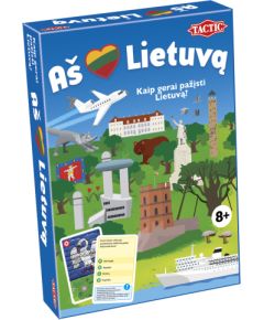 TACTIC Galda spēle "Es mīlu Lietuvu" (Lietuviešu val.)