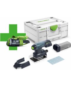 Orbitālā slīpmašīna Festool RTSC 400-Basic-ERGO; (bez akumulatora un lādētāja) + Dāvanā 3,0 Ah kumulators!