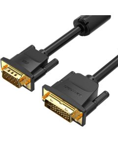 DVI(24+5) to VGA Cable 5m Vention EACBJ (Black)