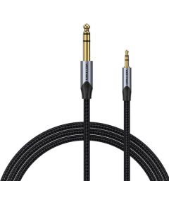 3.5mm TRS Male to 6.35mm Male Audio Cable 2m Vention BAUHH Gray