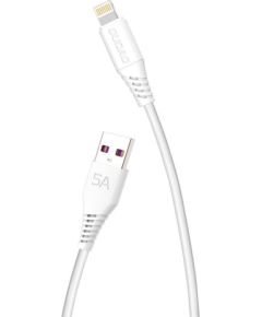 USB Cable for Lightning Dudao L2L 5A, 2m (white)