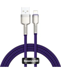 USB cable for Lightning Baseus Cafule, 2.4A, 1m (purple)