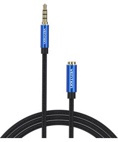 TRRS 3.5mm Male to 3.5mm Female Audio Extender 1m Vention BHCLF Blue