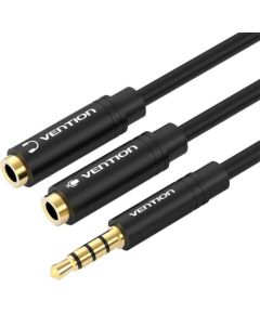 Stereo Splitter 3.5mm Male to Dual 3.5mm Female Vention BBVBY 0.3m (black)