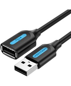 USB 2.0 male to female extension cable Vention CBIBI 3m Black PVC