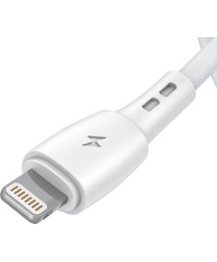 USB to Lightning cable Vipfan Racing X05, 3A, 3m (white)