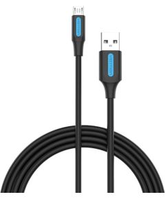 USB 2.0 A to Micro-B 3A cable 0.25m Vention COLBC black