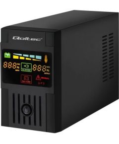 UPS Qoltec MONOLITH | 1200VA | 720W | LCD | USB - 53954 - 53954