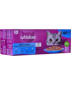 WHISKAS Fish Favourites in jelly - wet cat food - 40x85 g