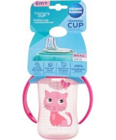 Canpol Cute Animals / Training Cup 320ml Cat