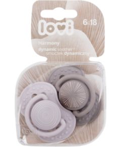 Lovi Harmony / Dynamic Soother 2pc Boy 6-18m