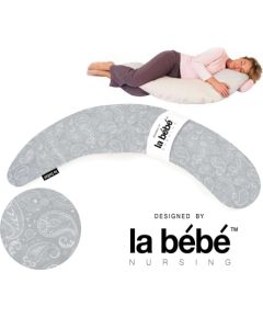La Bebe™ Nursing La Bebe™ Pregnancy Pillow Cover Art.81479 Oriental Light Grey Satin pārvalks pakaviņam 36*185 cm