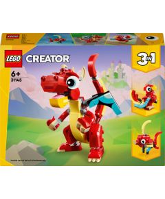 LEGO Creator Czerwony smok 3w1 (31145)