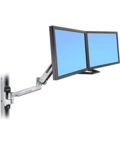 Ergotron Dual Monitor and Grip Kit, Mounting/Mounting (Silver)