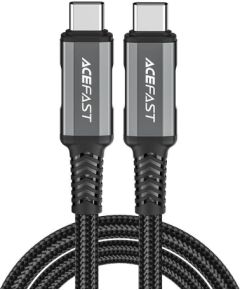 Cable USB-C to USB-C Acefast C1-09, 48W,  1m (black-gray)