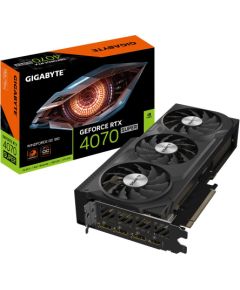 Graphics Card GIGABYTE NVIDIA GeForce RTX 4070 SUPER 12 GB GDDR6X 192 bit PCIE 4.0 16x GPU 2505 MHz 1xHDMI 3xDisplayPort GV-N407SWF3OC-12GD1.0