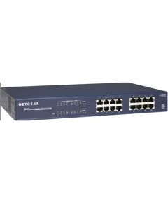 Netgear Switch JGS516 Unmanaged, Rack mountable, 1 Gbps (RJ-45) ports quantity 16, Power supply type Single