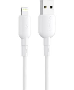 USB to Lightning cable Vipfan Colorful X11, 3A, 1m (white)