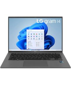 LG Gram 14Z90R Laptop 35.6 cm (14") WUXGA Intel® Core™ i5 i5-1340P 8 GB LPDDR5-SDRAM 512 GB SSD Wi-Fi 6E (802.11ax) Windows 11 Pro Grey REPACK New Repack/Repacked