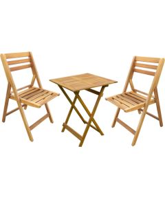 Balcony set FERDY table and 2 chairs