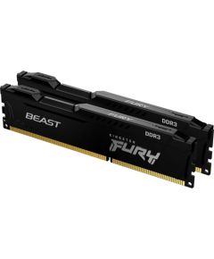 Kingston Fury Beast, DDR3, 16 GB, 1600MHz, CL10 (KF316C10BBK2/16)