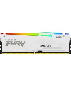 Kingston DDR5 Fury Beast White RGB 16GB(1*16GB)/6000 CL40