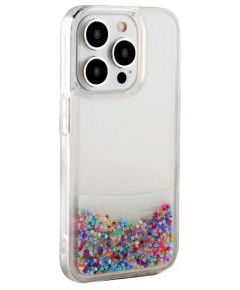 iLike iPhone 15 Pro Max Silicone Case Water Glitter Apple Rainbow